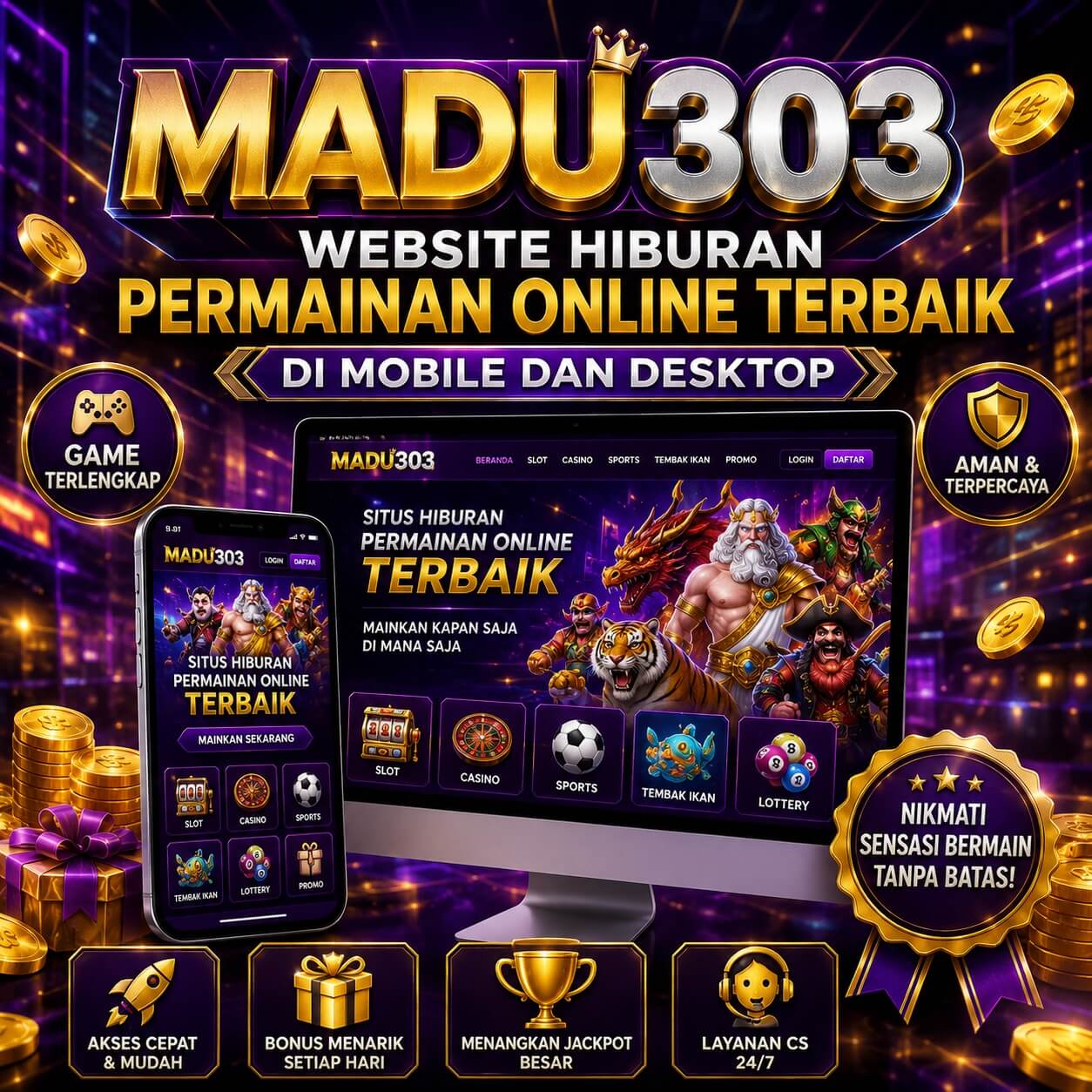 MADU303: Website Hiburan Permainan Online Terbaik di Mobile dan Desktop